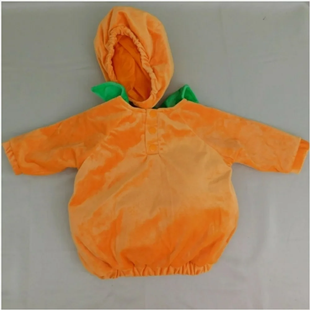 NWT Hyde & Eek Infant Baby Pumpkin Jack-O-Lantern Halloween Costume w/ Hat NEW